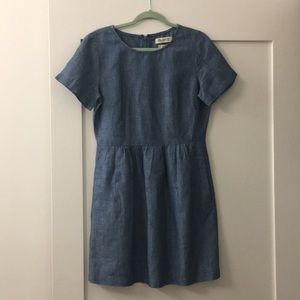 Madewell chambray linen dress